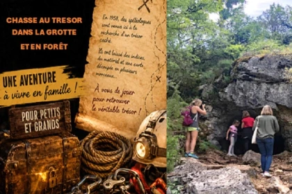 Chasse au trésor dans grotte et forêt - Exploregion