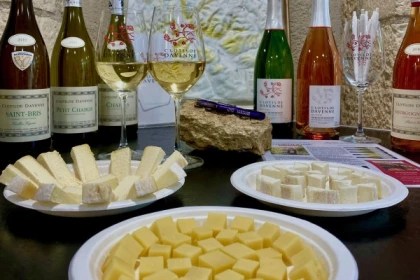 Dégustation accords vins et fromages à Chablis - Exploregion