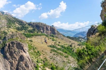 Tyroliennes Géantes dans les gorges de la Durance - Exploregion