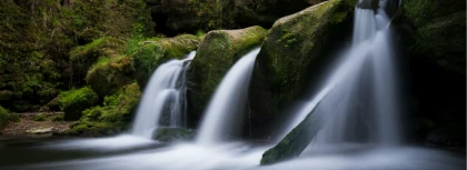 Chute d'eau du Mullerthal au Luxembourg