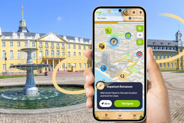Digitale Schnitzeljagd Karlsruhe - Exploregion