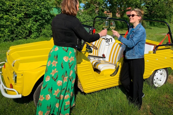 Balade des Grands Crus en e-Mehari et dégustation de Chablis - Exploregion