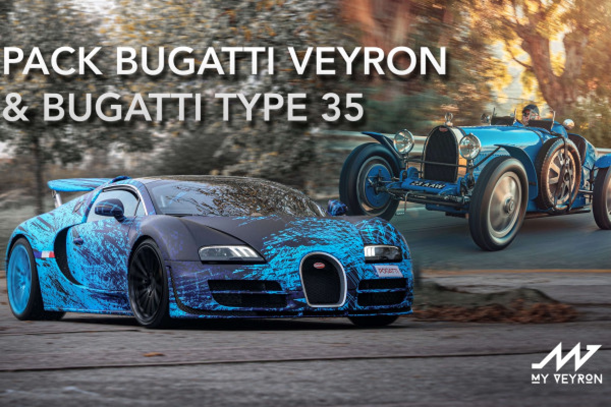 Package Bugatti Type 35 + Bugatti VEYRON - Exploregion
