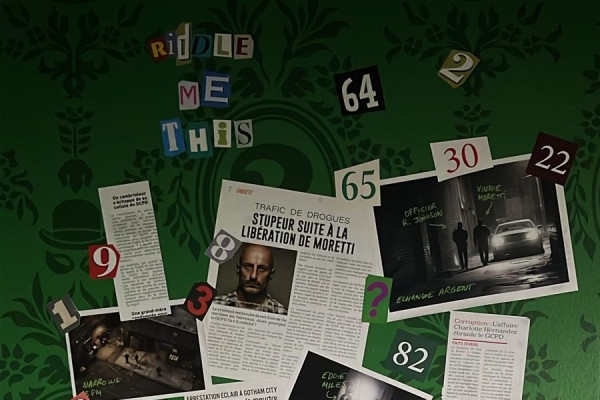 The Riddler : Your Final Test chez Batman Escape Paris - Exploregion