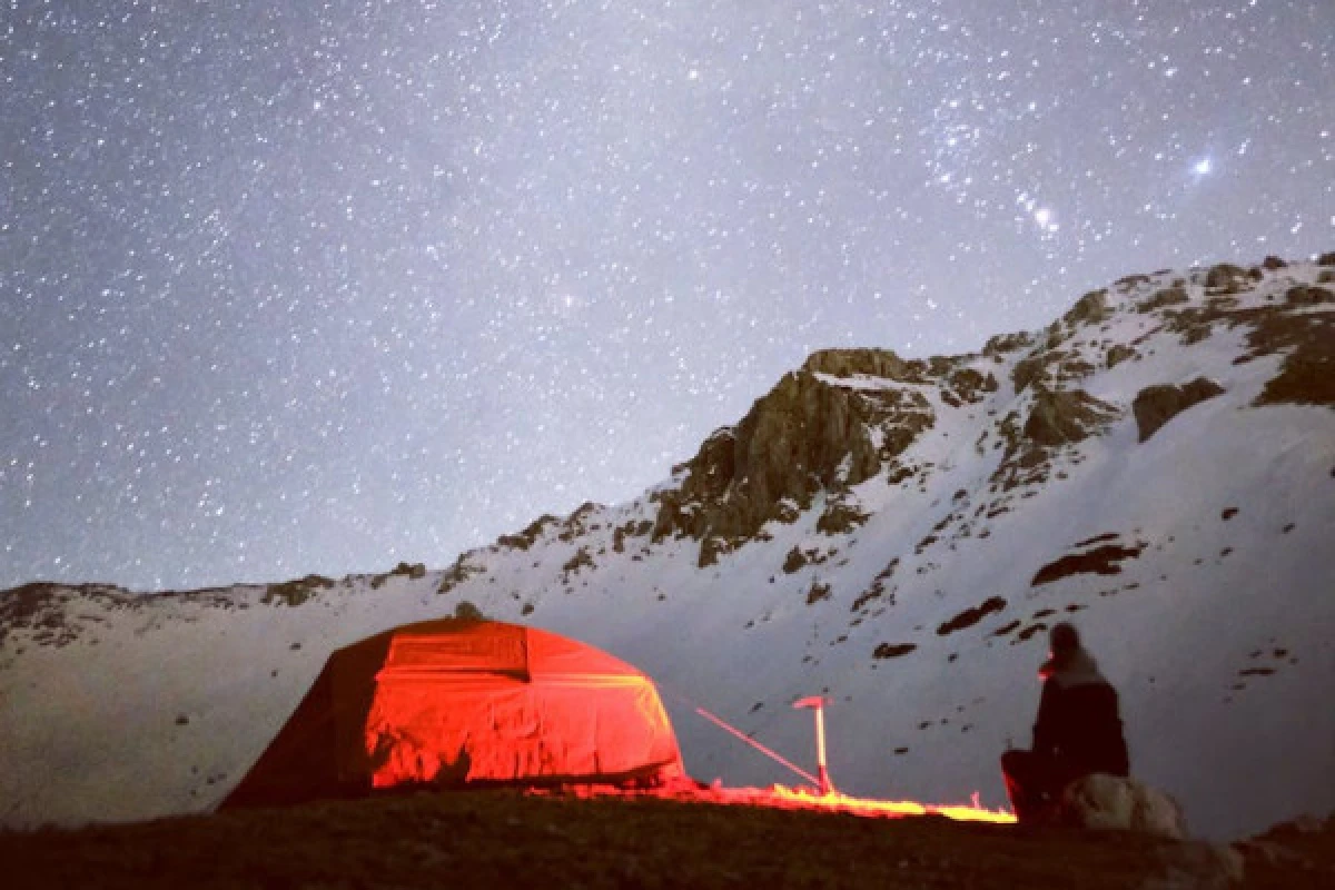 Week-end bivouac en raquettes à neige - Exploregion